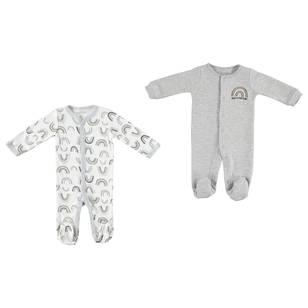 Детское пижама-комплект с принтом Baby Gear, Unisex Rainbow