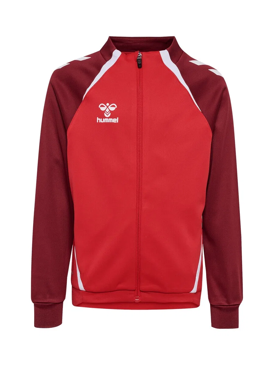 Толстовка на молнии Hummel Athletic 'Lead 2.0' в красном и бордовом цвете