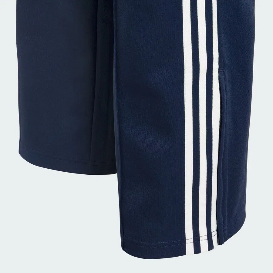 Брюки ADIDAS ORIGINALS свободного кроя '2IN1 FIREBIRD LOOSE LACE SKIRT' цвета индиго — фото 4