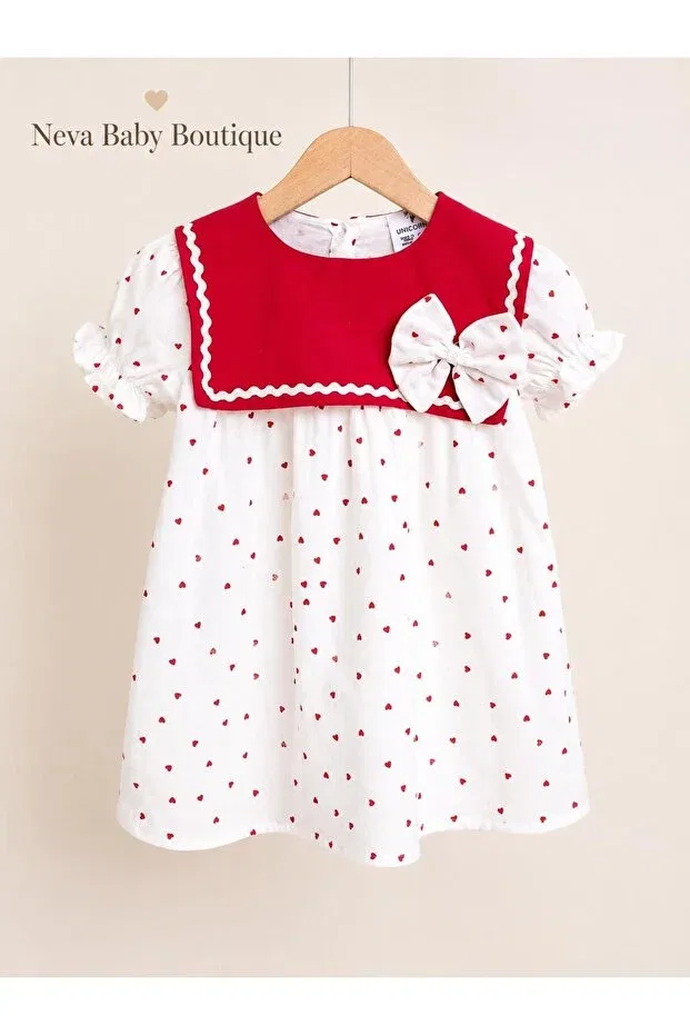 Детское платье для девочек хлопковое Neva Baby Boutique, White