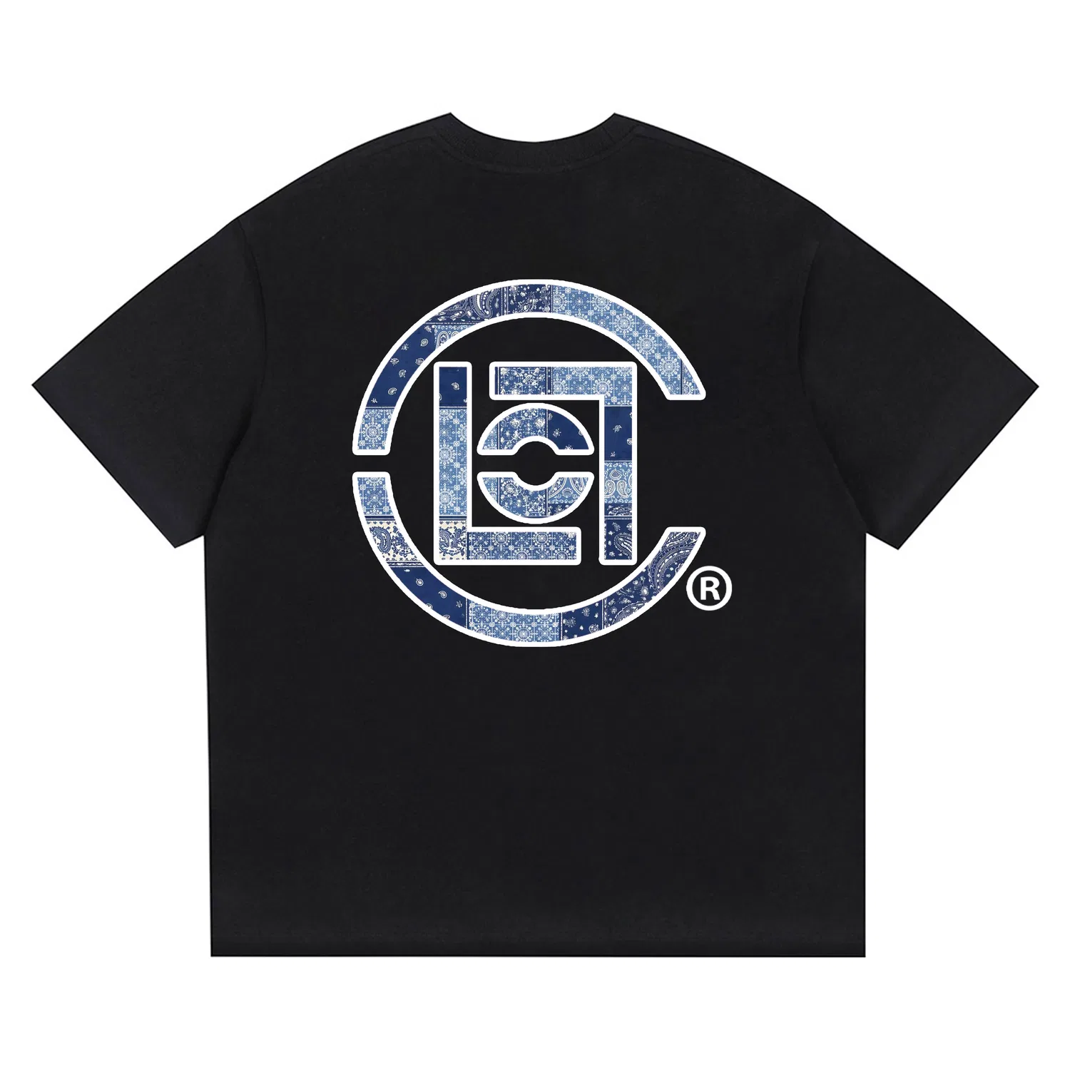 Детская футболка с круглым вырезом, прямого кроя, Crew Neck, CLOT, Black