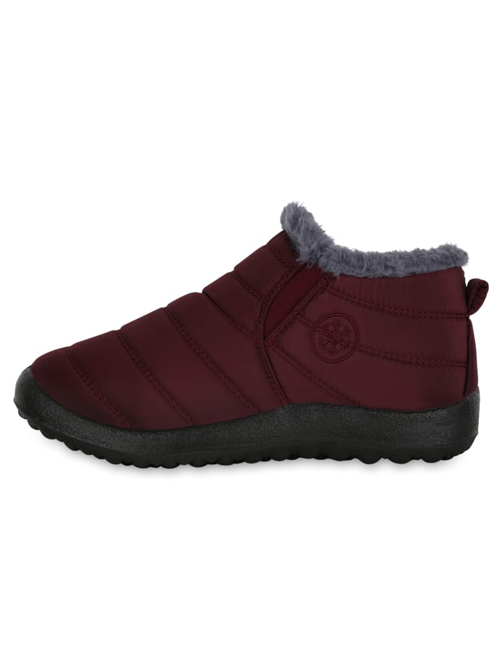 Ботильоны VAN HILL Winter Boots Fiona, цвет Burgund — фото 2