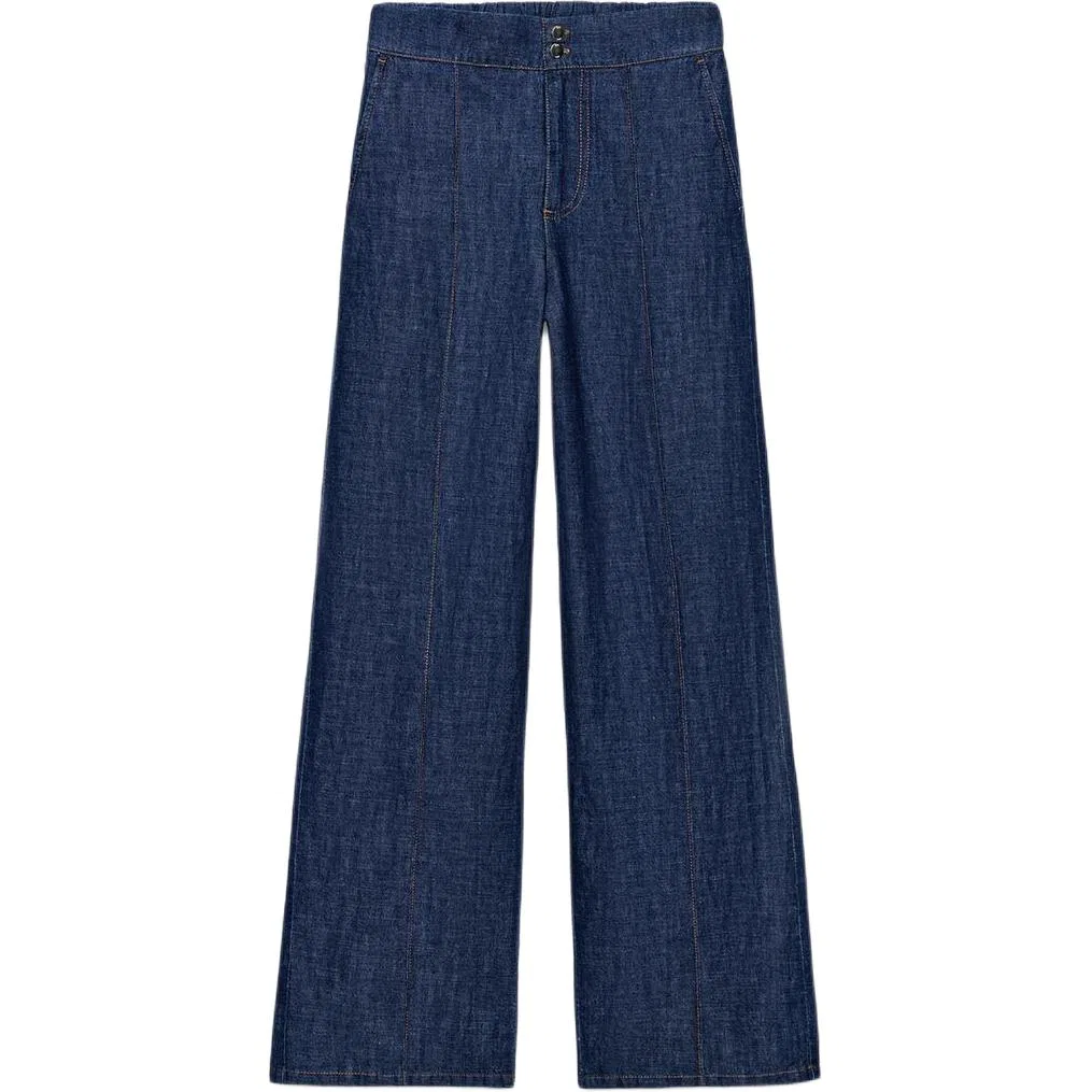 Женские джинсы прямого кроя Indigo ZARA, Indigo