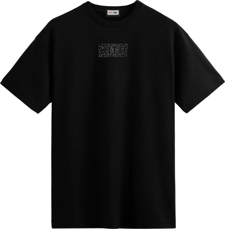 

Футболка Kith For Spider-Man Web Logo Tee 'Black', черный