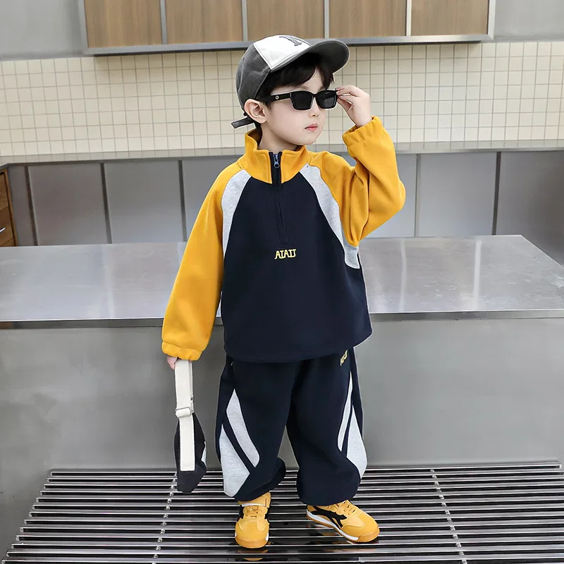 Детский спортивный комплект для мальчиков с принтом Lanza, Navy Blue — фото 3