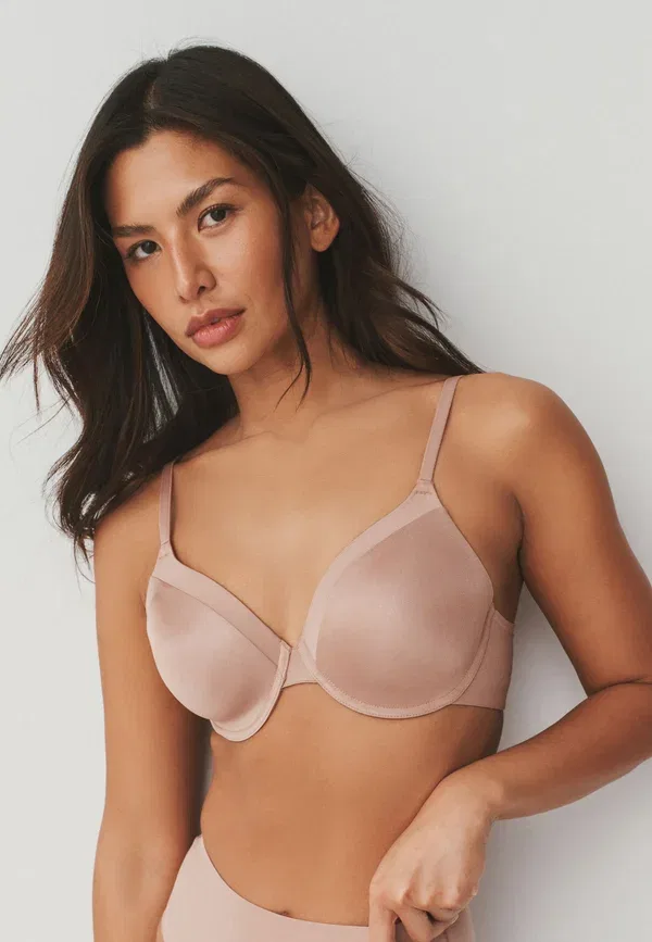 Бюстгальтер с косточками, комплект из 3 штук, Pad full cup fit - ultimate comfort smoothing, Next, Black/White/Praline Nude, черно-белый