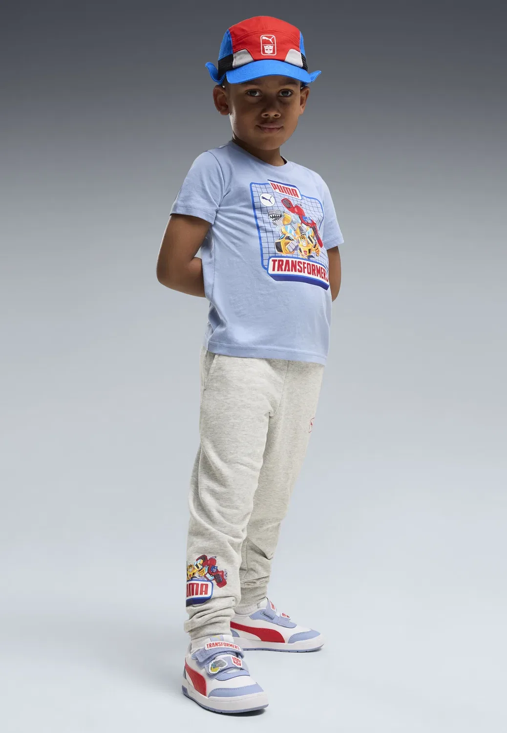 Кроссовки X Transformers Multiflex 2 SL унисекс - обувь для скейтбординга Puma, White-For All Time Red-Chambray Blue