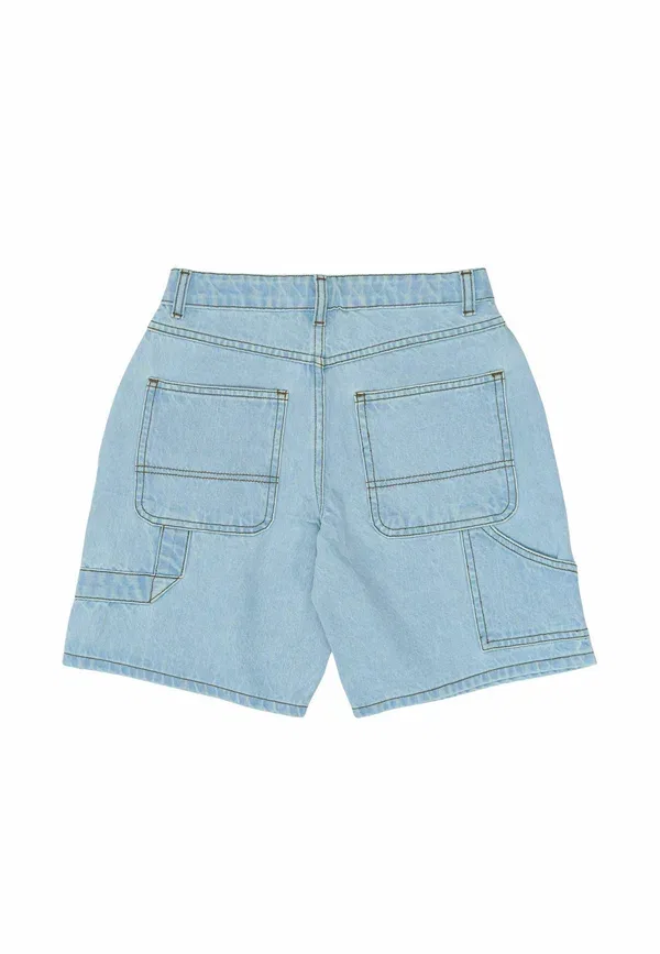 Шорты джинсовые Tnsavid baggy fit worker shorts The New, light blue denim, светло-голубой — фото 2