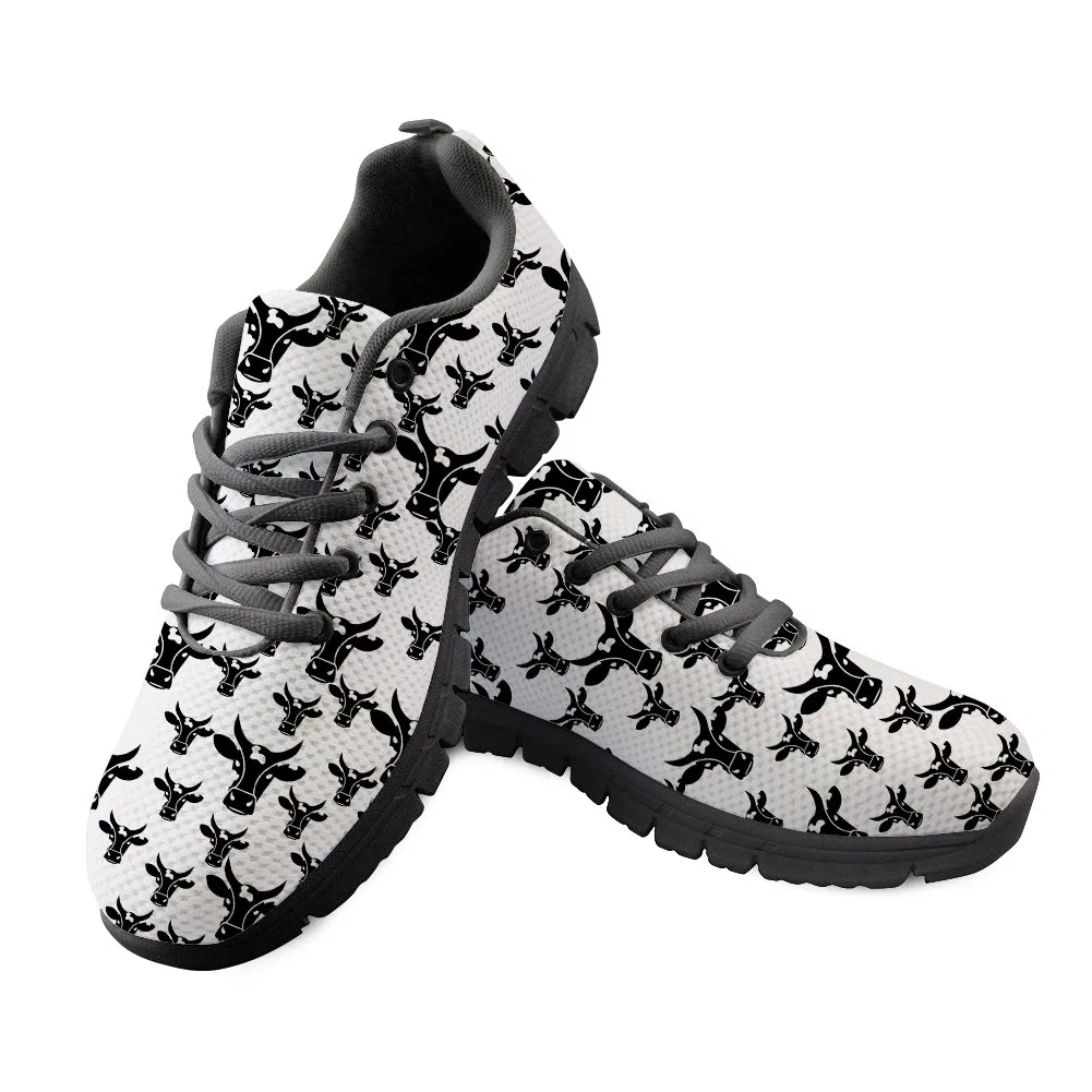 Детские кроссовки с принтом Cute Cat Dog Horse Pattern chaqlin, Bull