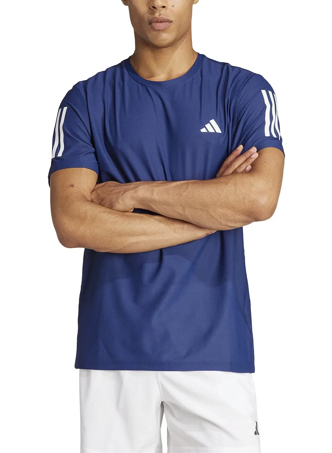 Футболка с влагоотводящей тканью Own the Run Adidas, темно-синий — фото 4