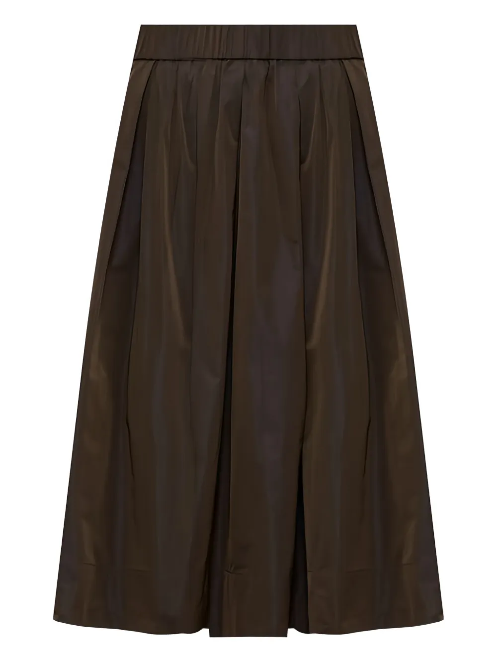 

Юбка миди с карманами и складками Peserico, коричневый