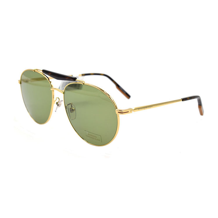

Солнцезащитные очки-авиаторы Zegna Alloy Aviator, мужские, золотистые Ermenegildo Zegna