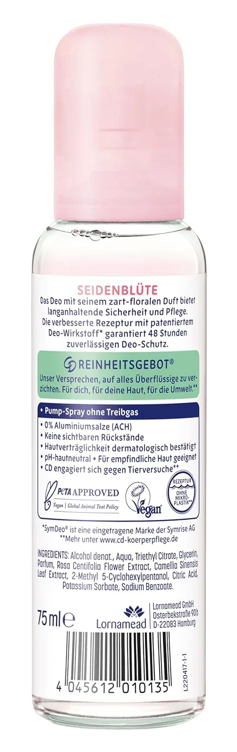 Дезодорант-антиперспирант CD Seidenblüte, 75 мл — фото 2