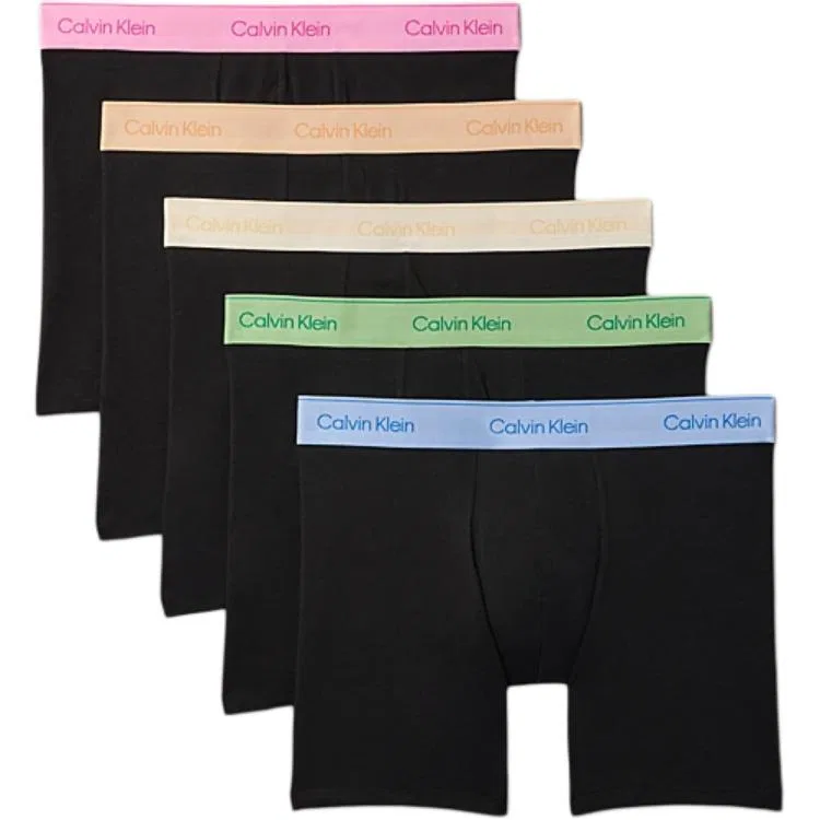 Мужские боксеры 5 предметов Calvin Klein, Multicolor