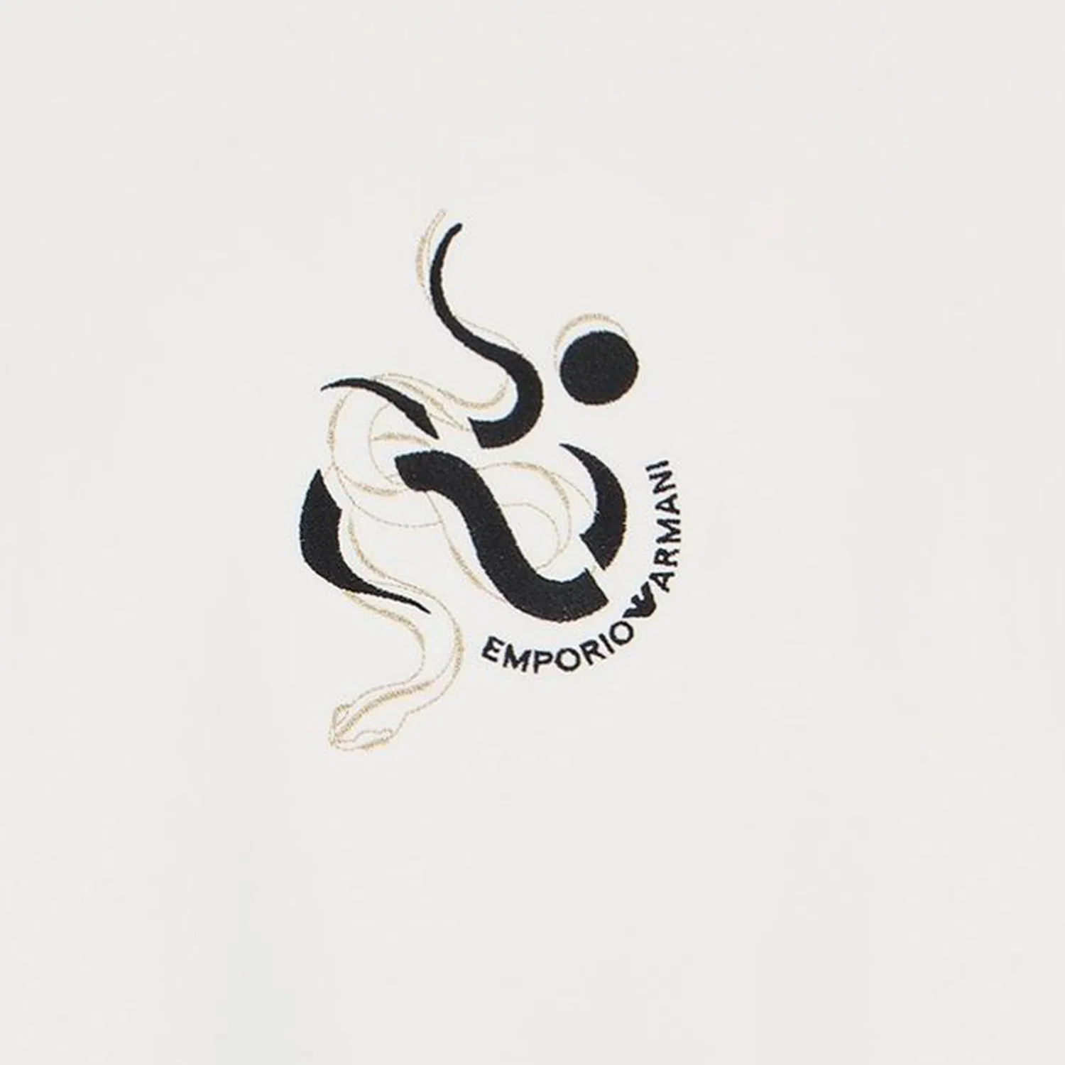 Мужской свитшот с принтом Year Of The Snake Spring Festival Limited Edition Collection EMPORIO ARMANI, Light White — фото 3