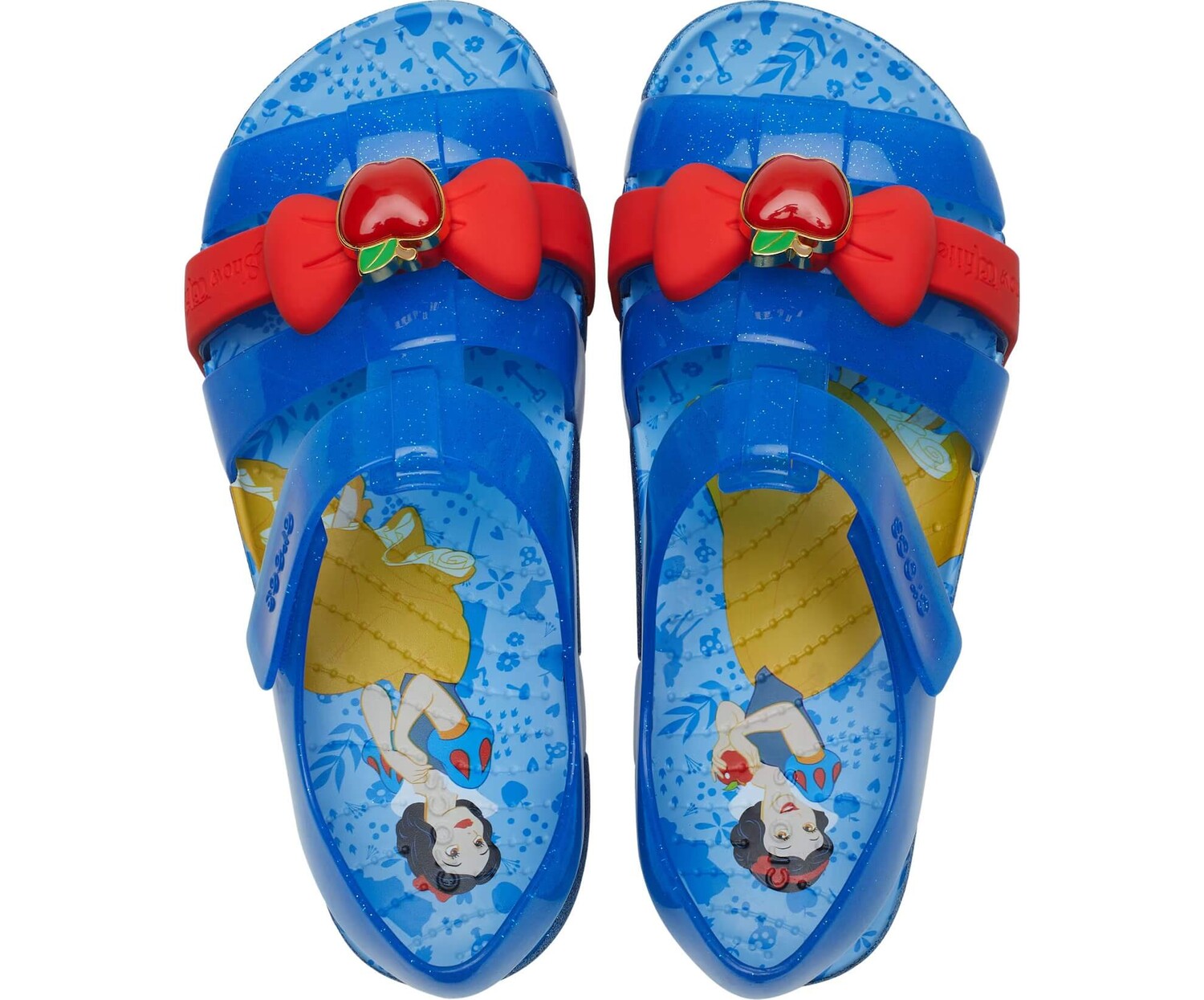 Сандалии детские Crocs Snow White Isabella Sandal, синий/красный — фото 3