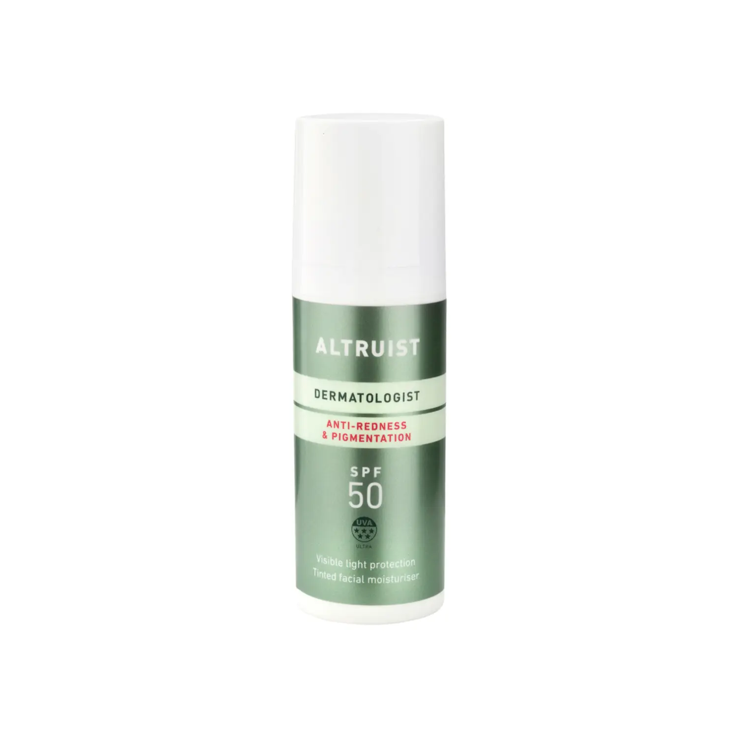 

Altruist Anti-Redness & Pigmentation солнцезащитный крем для лица SPF 50, корректирующий покраснения и пигментацию, 50 мл