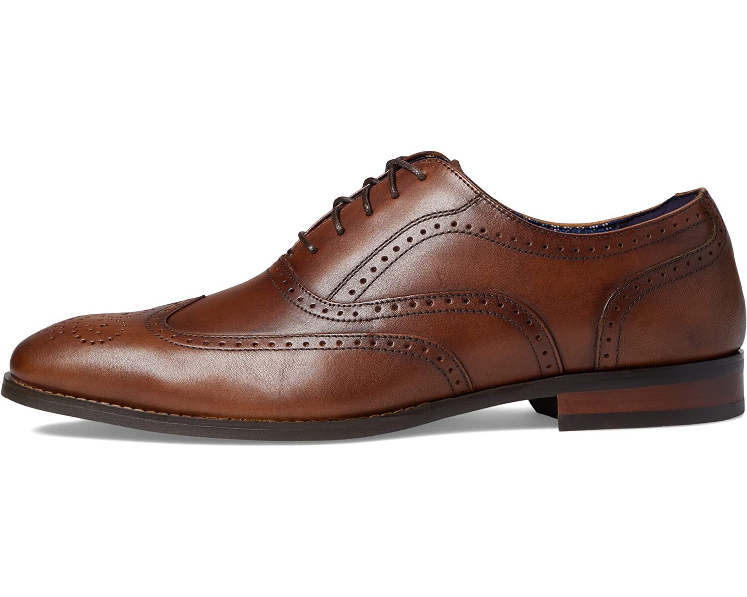 

Оксфорды Kaine Wing Tip Lace-Up Oxford Stacy Adams, коньяк