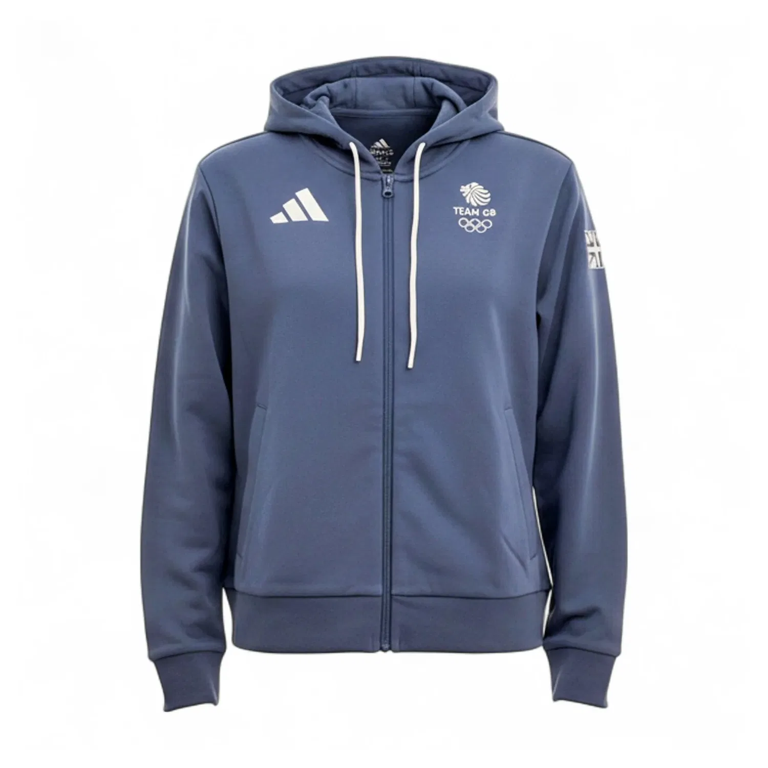Женское худи с 3 полосками Adidas, Blue
