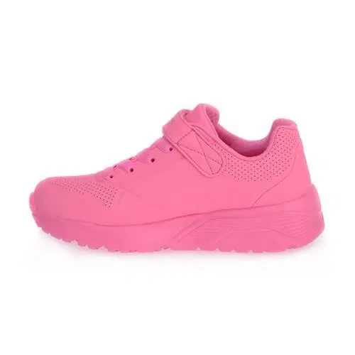 Детские кроссовки с блочной подошвой UNO LITE Skechers, Pink — фото 3