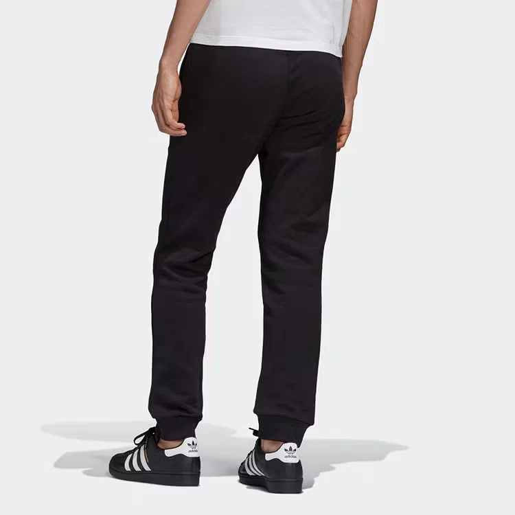 Штаны спортивные с логотипом Trefoil Adidas, черный — фото 4