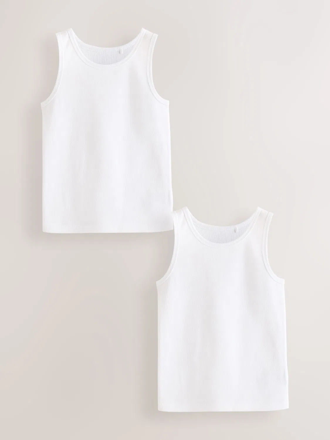 Термобелье, набор из 2 штук, White Thermal Vests Next, белый
