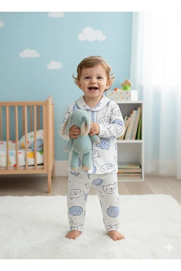 Детская пижама с длинным рукавом Koçar Bebek, Blue