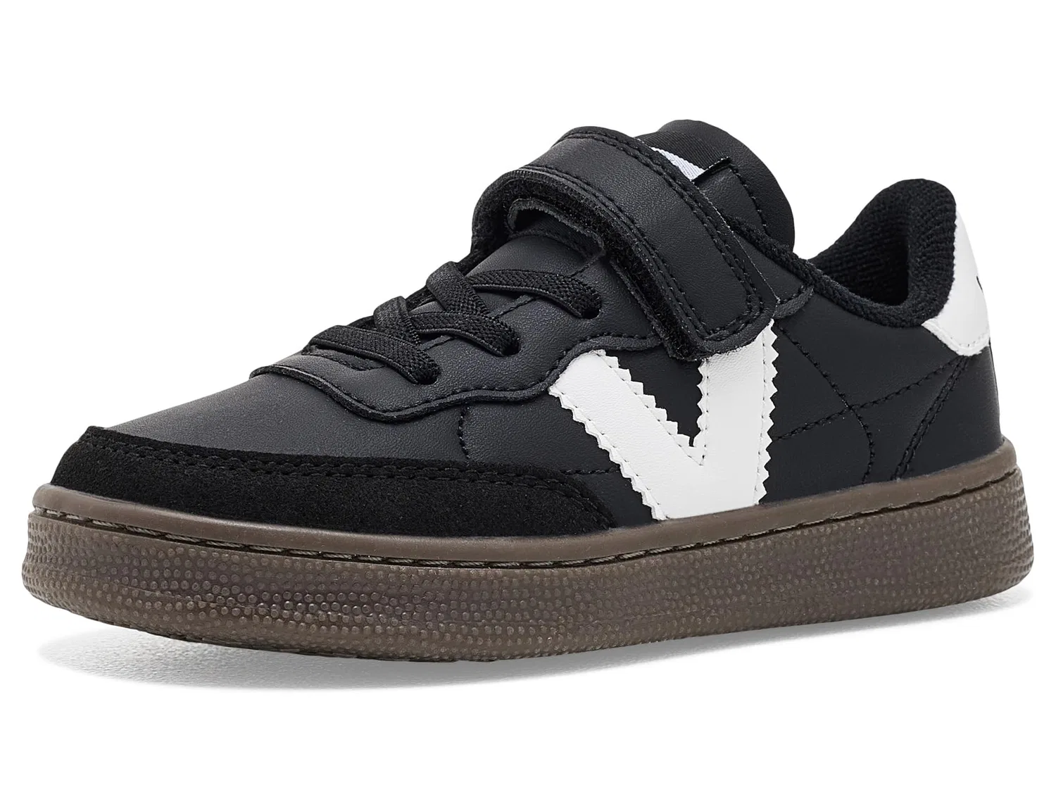 Кроссовки Oslo Leather Effect (для малышей, маленьких и больших детей) Victoria Kids, Negro