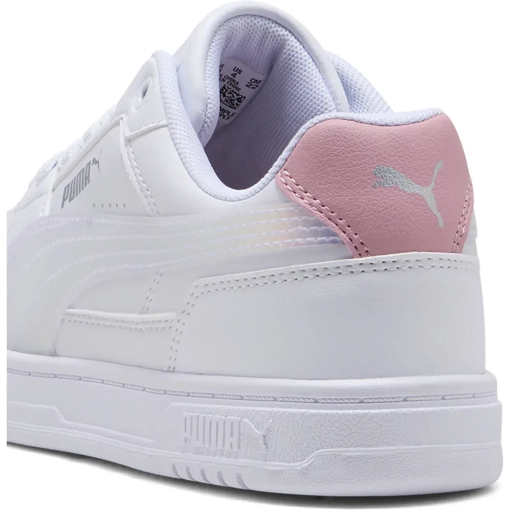 Детские кроссовки с голографической полосой Puma Caven III Holo 2.0, White — фото 4