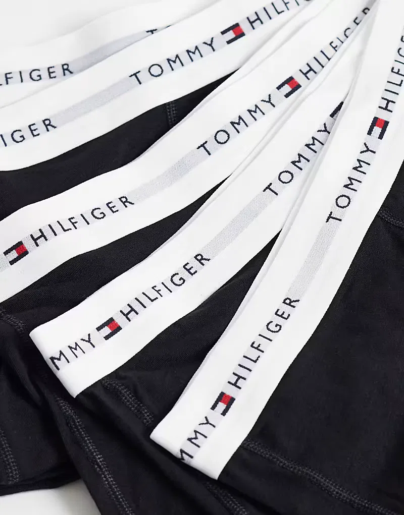 Трусы Signature Cotton Essentials 5 шт Tommy Hilfiger, черный — фото 2