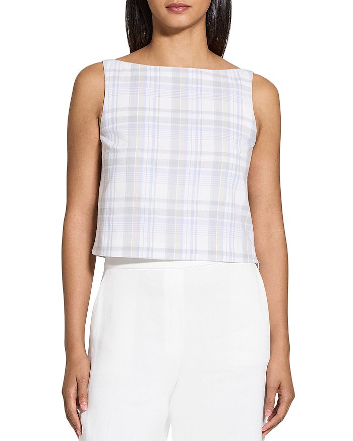 

Короткий топ Theory, синий