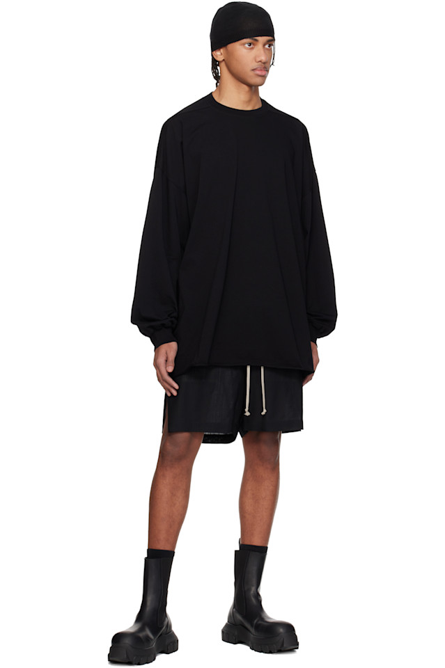 Футболка Temple Tommy LS Rick Owens, черный — фото 4