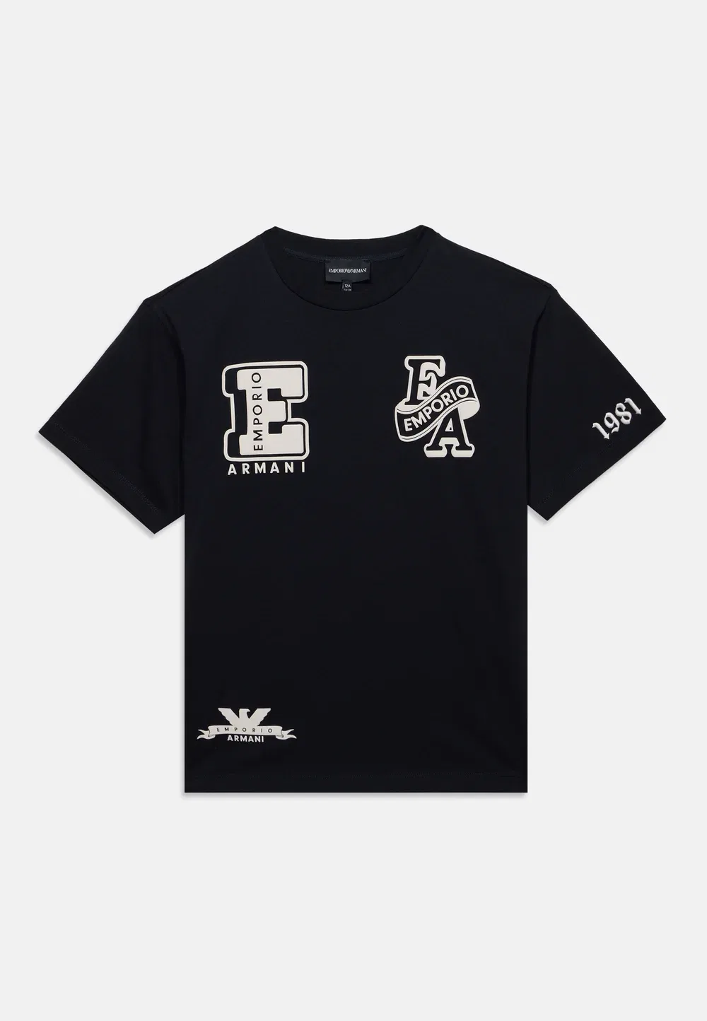 Футболка унисекс с принтом Emporio Armani, Blu Navy