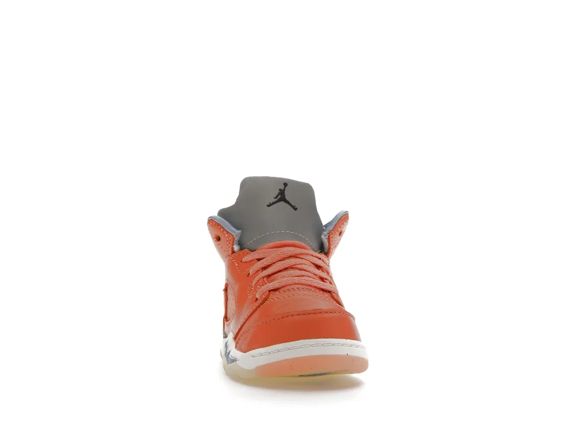 Детские кроссовки с принтом Jordan 5 Retro DJ Khaled We The Best Jordan, Crimson Bliss/Leche Blue/Sail — фото 2