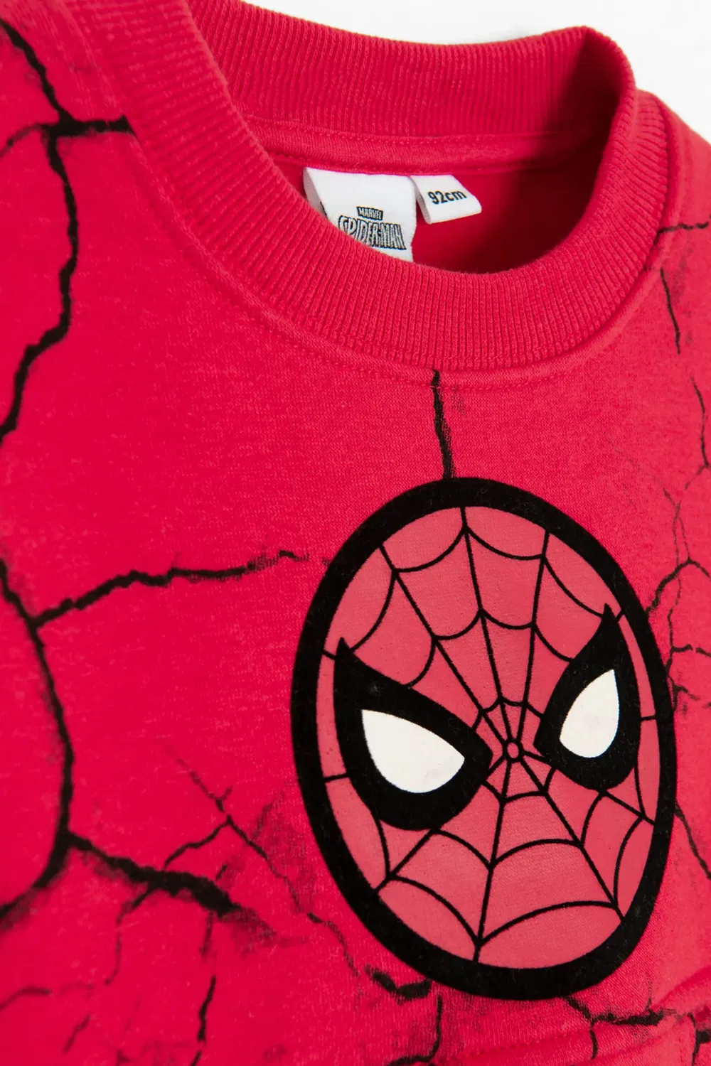 Детский свитшот с принтом Spider-Man Cool Club, Red — фото 2