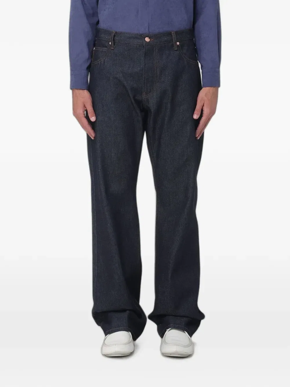 Джинсы из хлопка J70 Emporio Armani, синий
