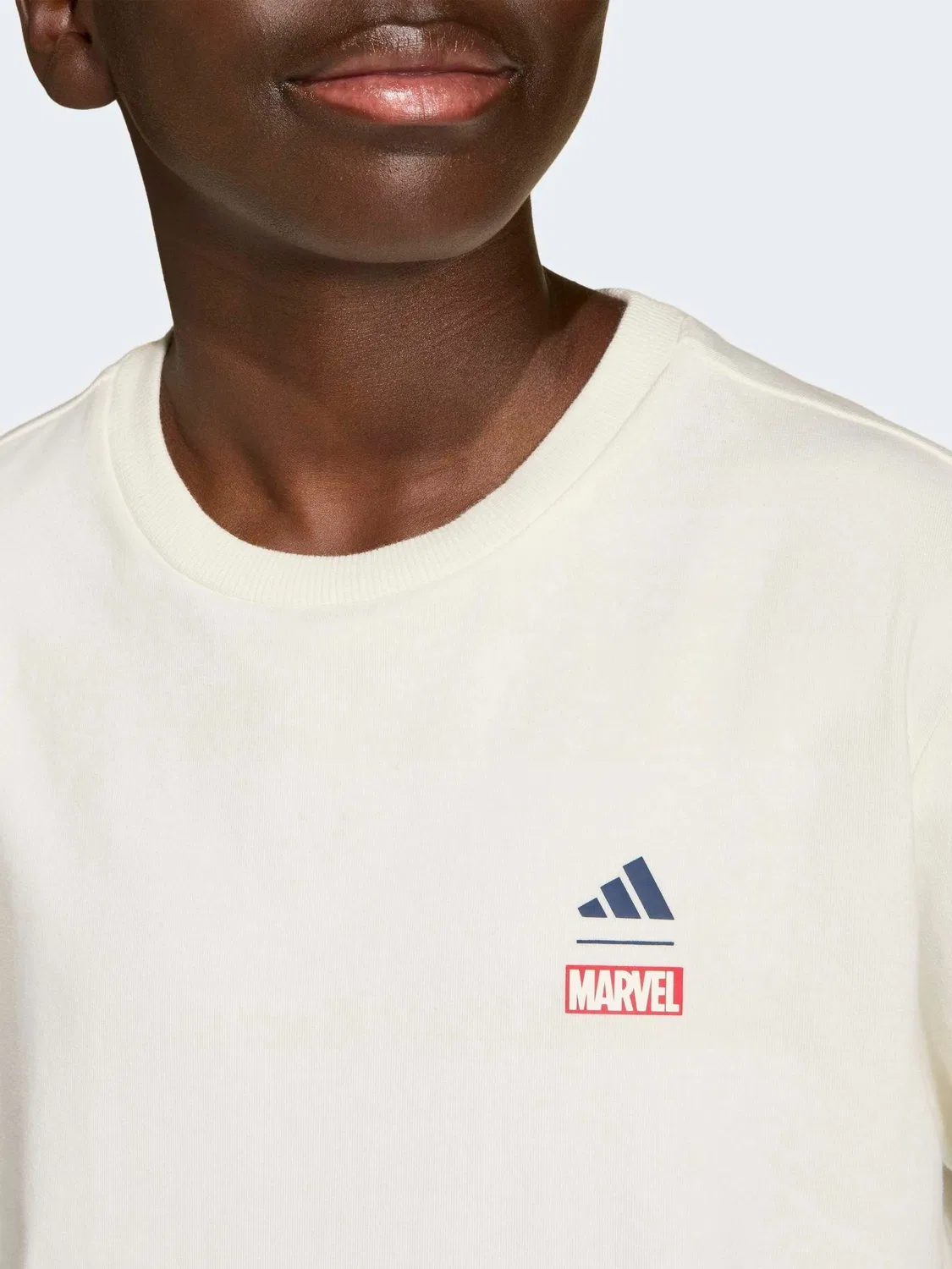 Футболка с принтом Marvel Spider-Man adidas, белый — фото 4