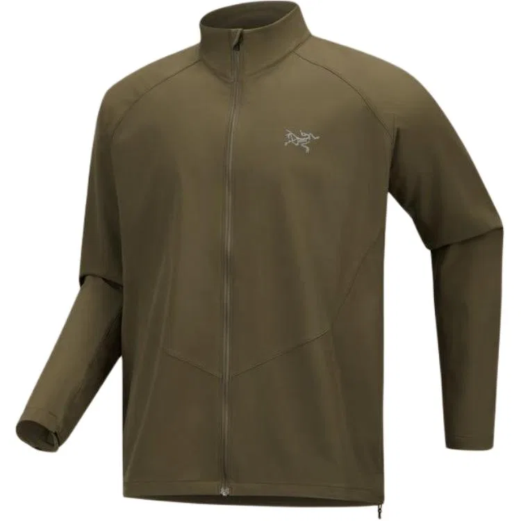 Мужская куртка с воротником-стойкой Norvan Arcteryx, Misty Shadow Brown/Mongoose