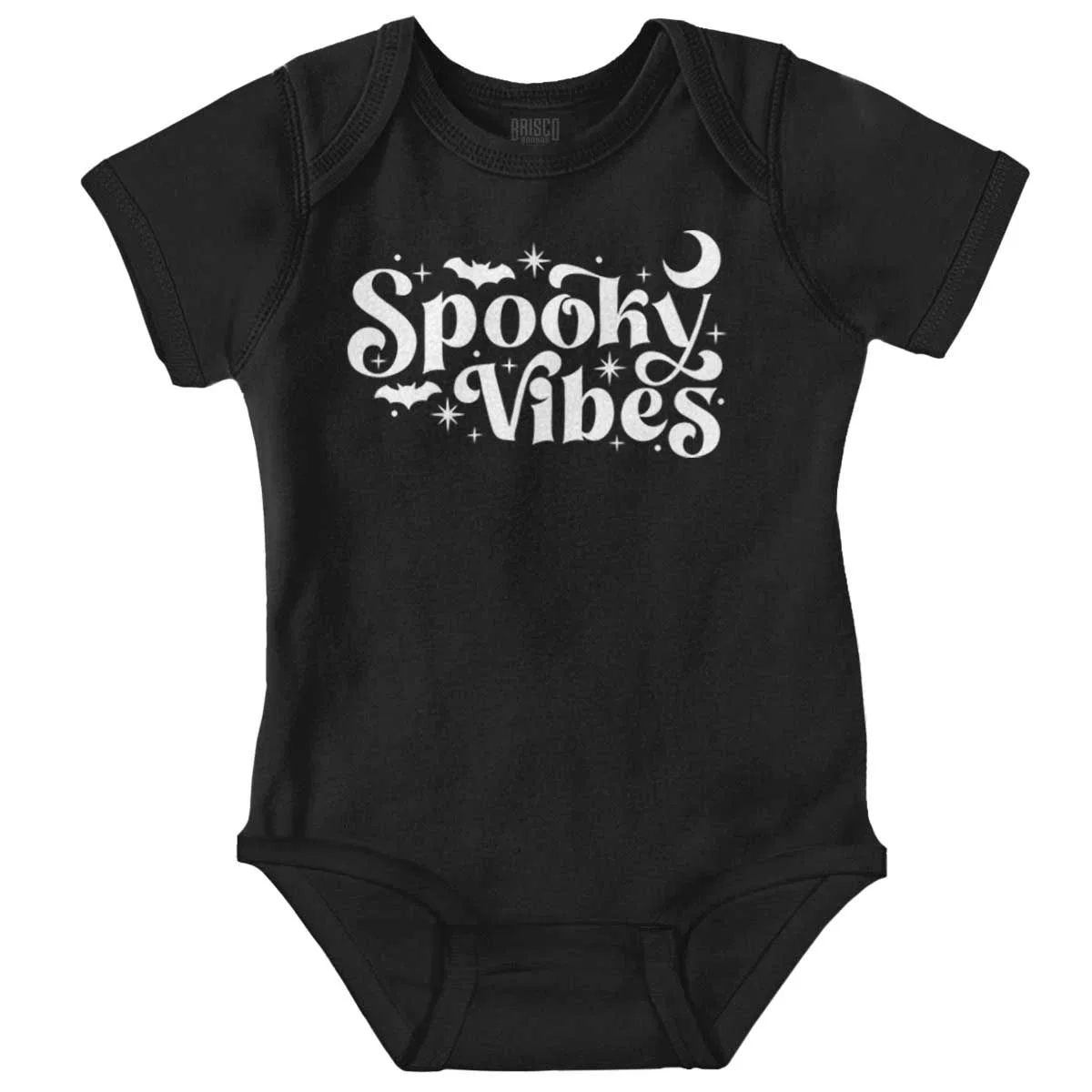 Детское боди-комбинезон с коротким рукавом Halloween Whimsical Witch Vibes Brisco Brands, Black