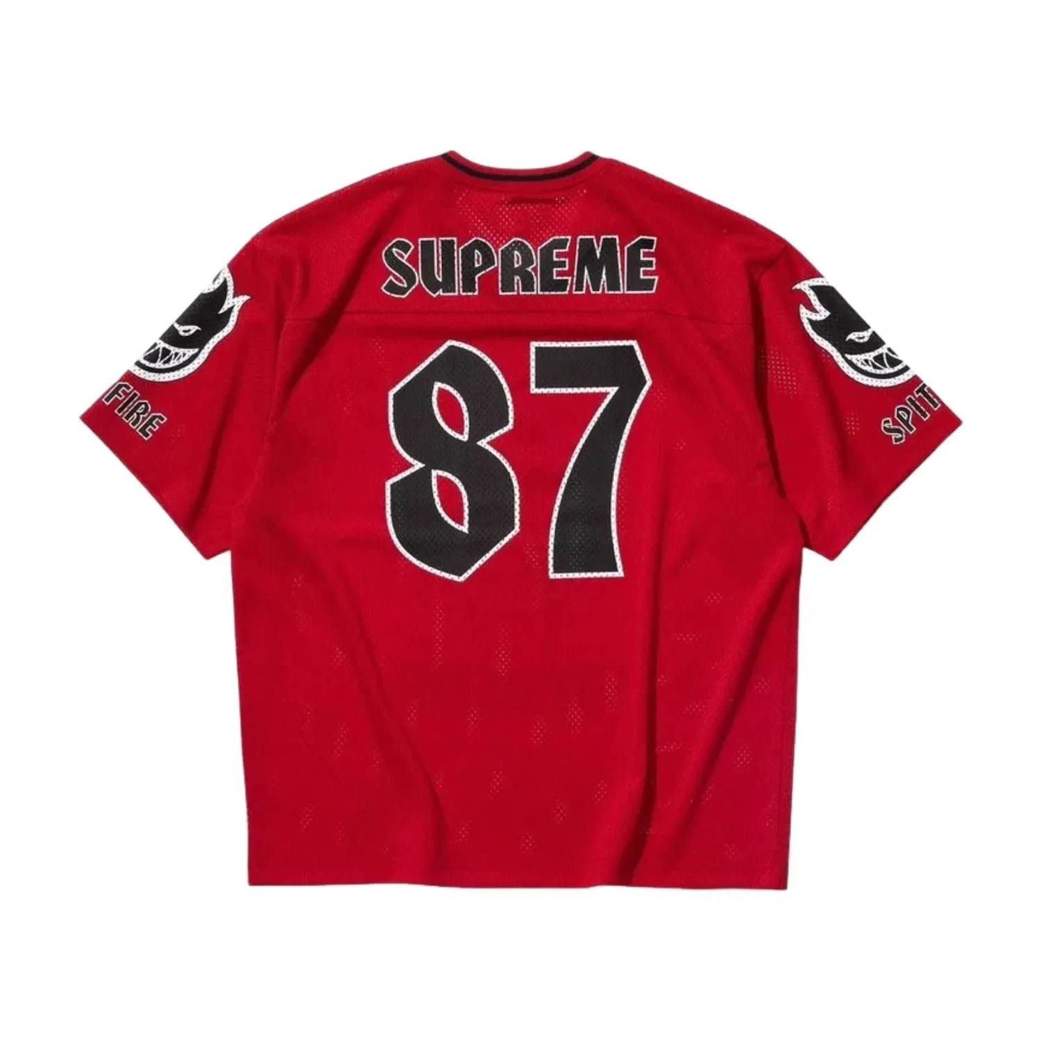 Мужская футбольная джерси Supreme x Spitfire SS26 Football Jersey, красный — фото 2