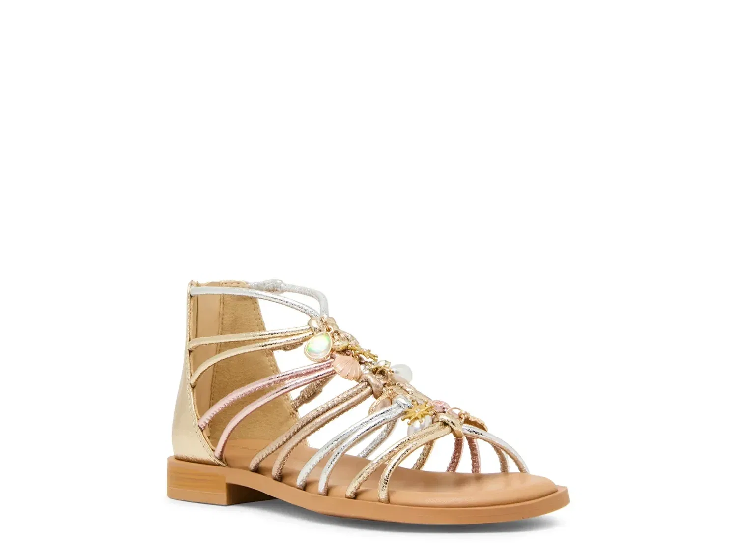 Сандалии Glowee Steve Madden, разноцветный металлик