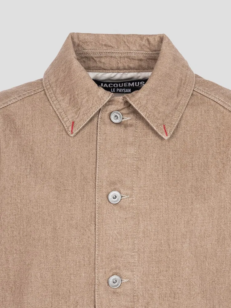 Куртка джинсовая La Veste De-Nimes Mirada JACQUEMUS, Beige — фото 3