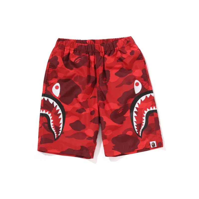 Детские шорты с принтом FW25 Shorts Teenagers A BATHING APE, Red RDX