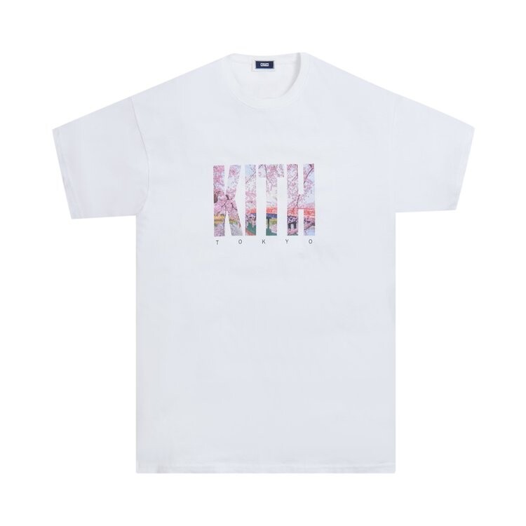 

Футболка Kith Tokyo Landmark Tee 'White', белый