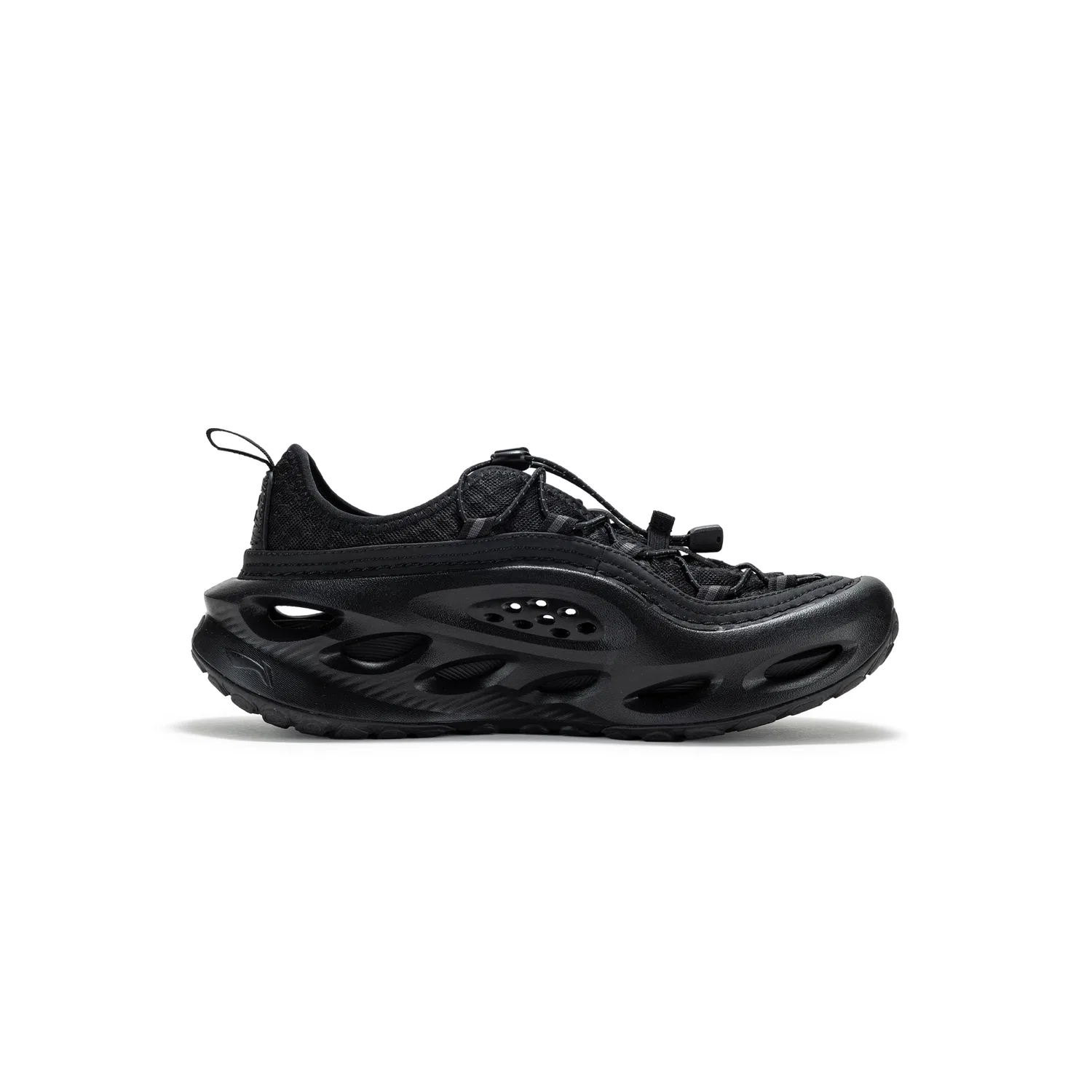 Детские кроссовки на шнуровке Li-Ning, Black — фото 3