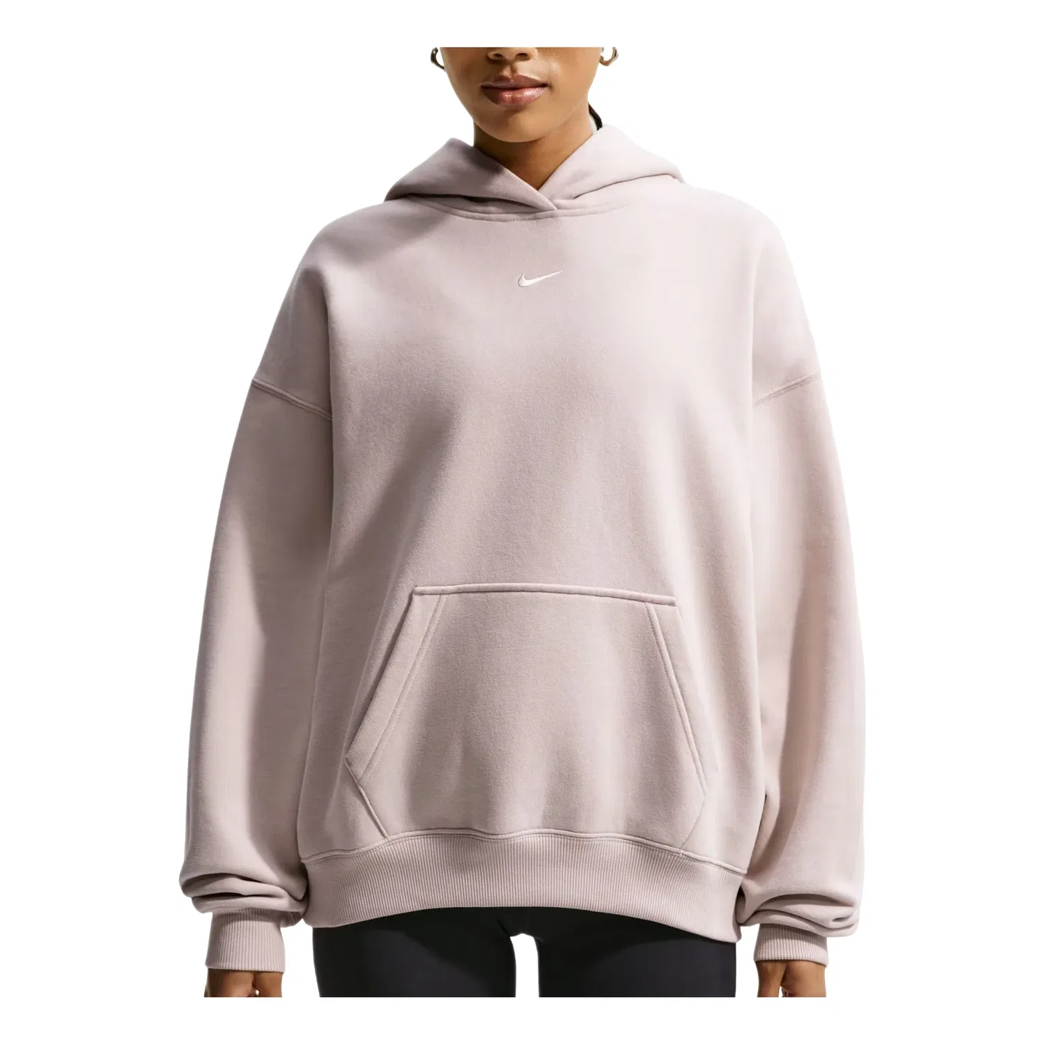 Женское худи Studio Fleece Medium Weight Hoodie 'Cream II Sail' Nike, Cream Ii/Sail — фото 2