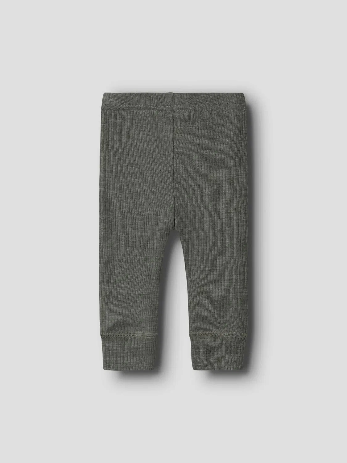 Леггинсы шерстяные NBNWAX WOOL RIB LEGGING Name It, зеленый — фото 4