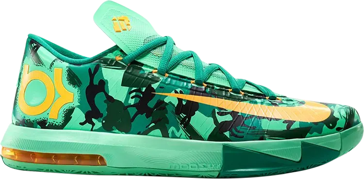 

Кроссовки Nike KD 6 'Easter', зеленый