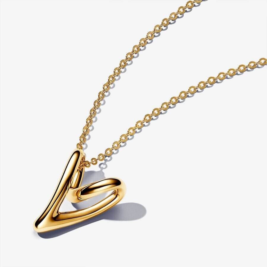 

Колье Pandora Essence Organically Shaped Heart, золото