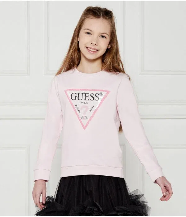 Детское худи Guess, Rosa Cipria